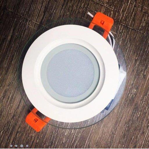 پنل ال ای دی 6 وات زانیس مدل ZG-06 دور شیشه در دو رنگ مهتابی و آفتابی